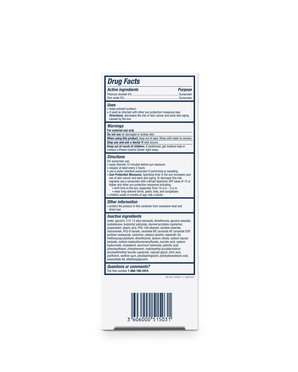CeraVe Sunscreen Face Hydrating Mineral Sunscreen Face Lotion Spf