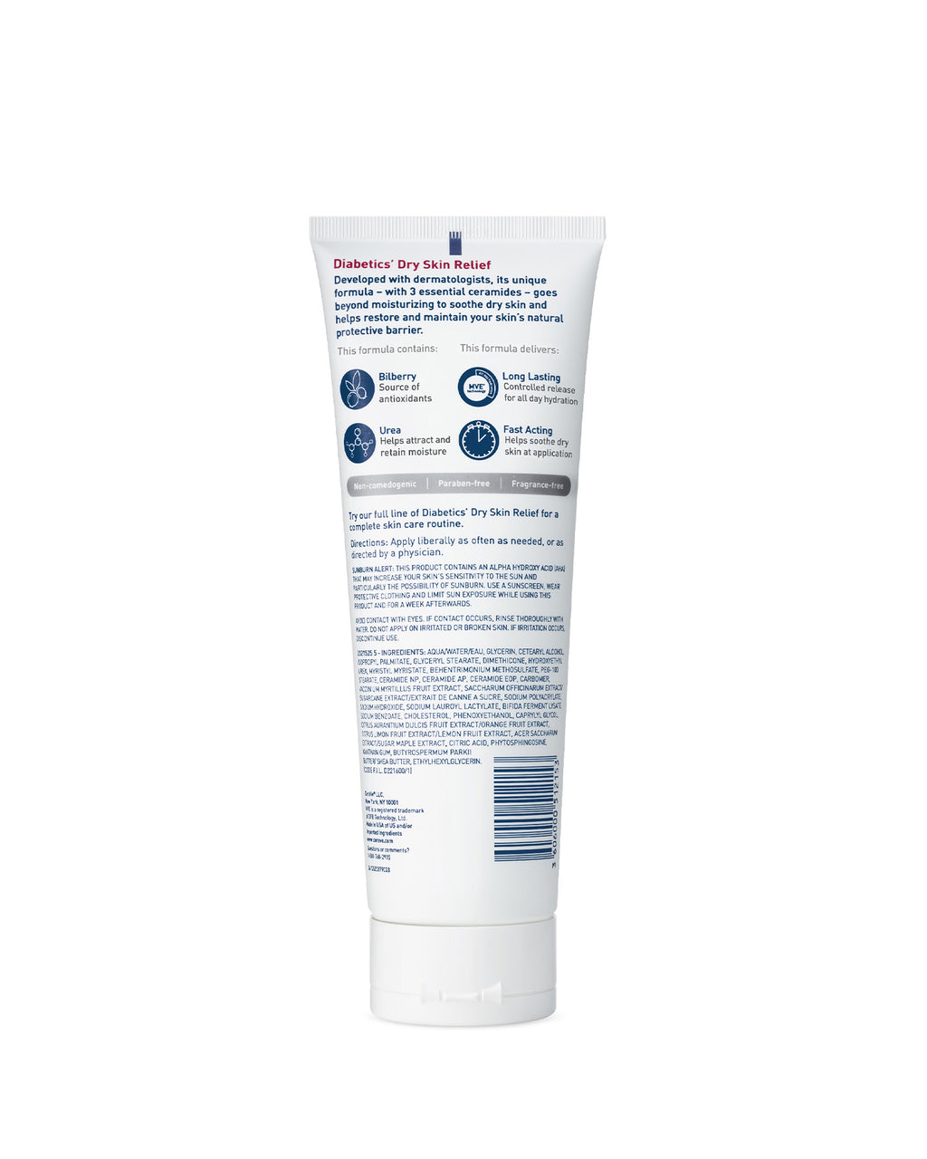 CeraVe Skincare Diabetic Skin Diabetics Dry Skin Relief Moisturizing Cream