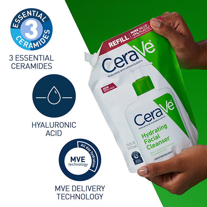 CeraVe Skincare Cleansers Hydrating Facial Cleanser